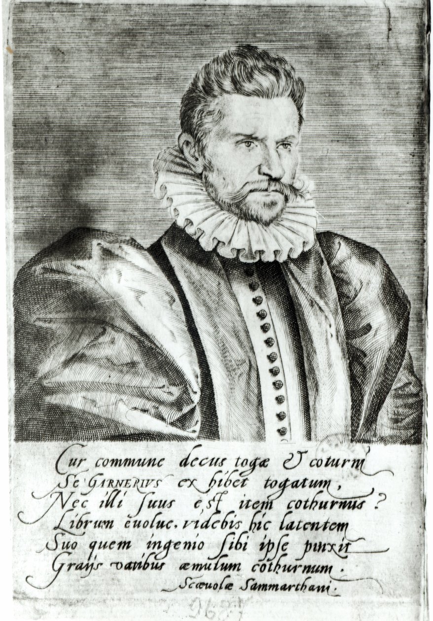 Robert Garnierin (1534-90) muotokuva tekijältä French School