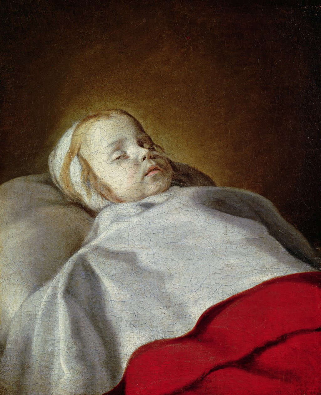 Kuolleen lapsen muotokuva, n. 1650 tekijältä French School