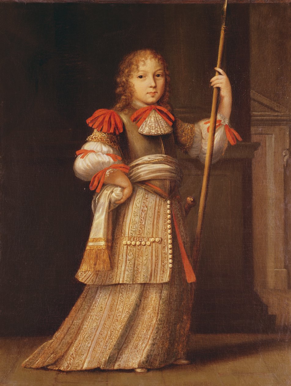 Muotokuvan oletetaan olevan Louis Auguste de Bourbon (1670-1736) Mainen herttua tekijältä French School
