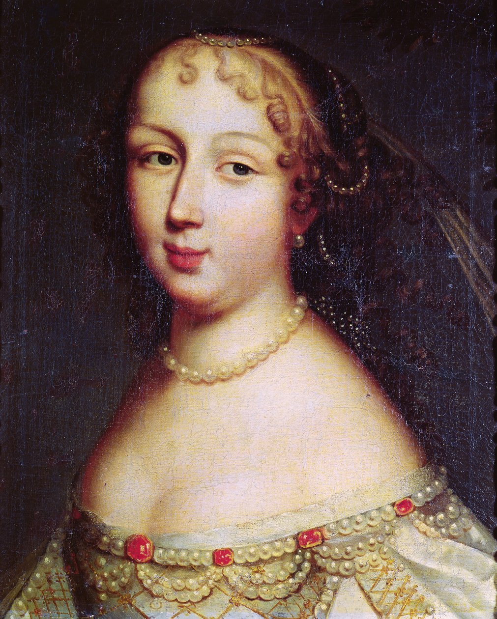 Muotokuva, jonka oletetaan olevan Marie de Rabutin-Chantal (1626-97), Marquise de Sevigne. tekijältä French School