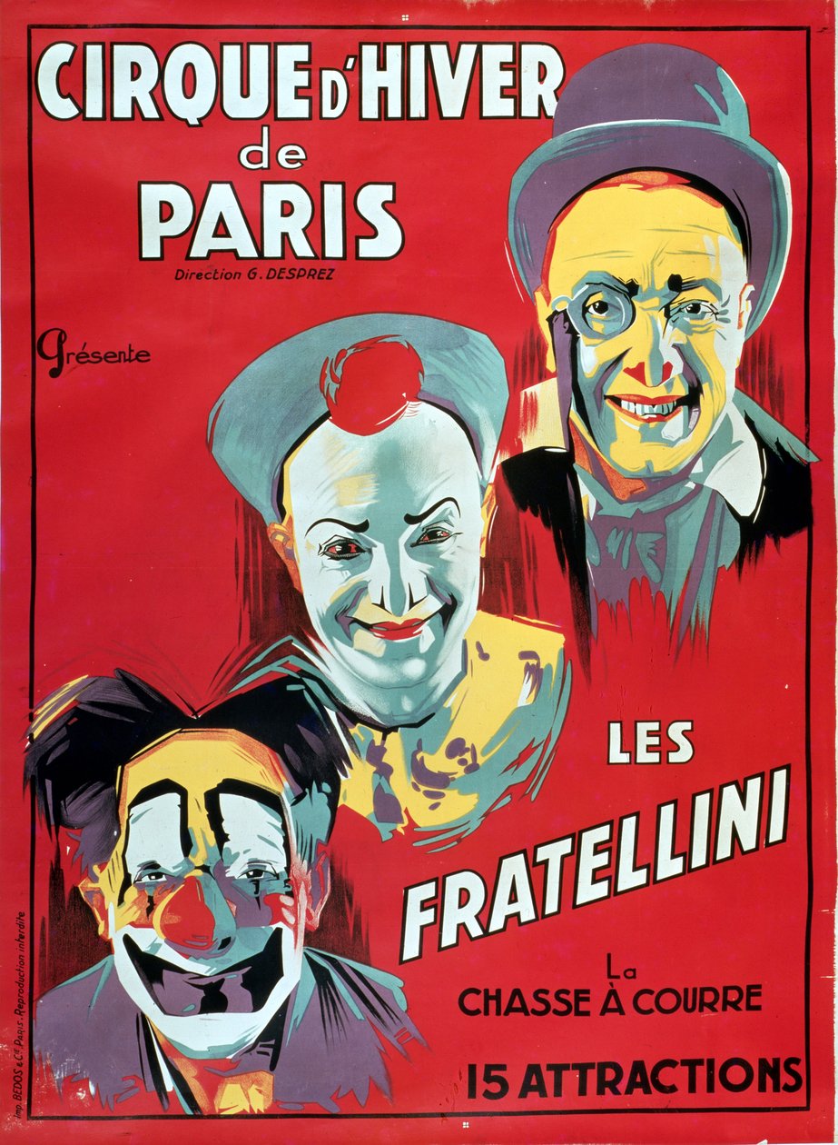 Juliste, jossa mainostetaan "Cirque d