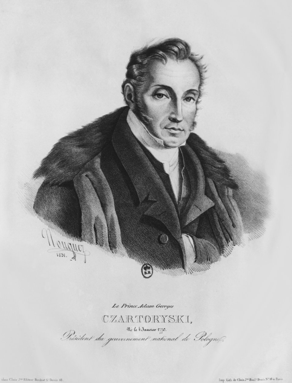 Prinssi Adam George Czartoryski, 1831 tekijältä French School