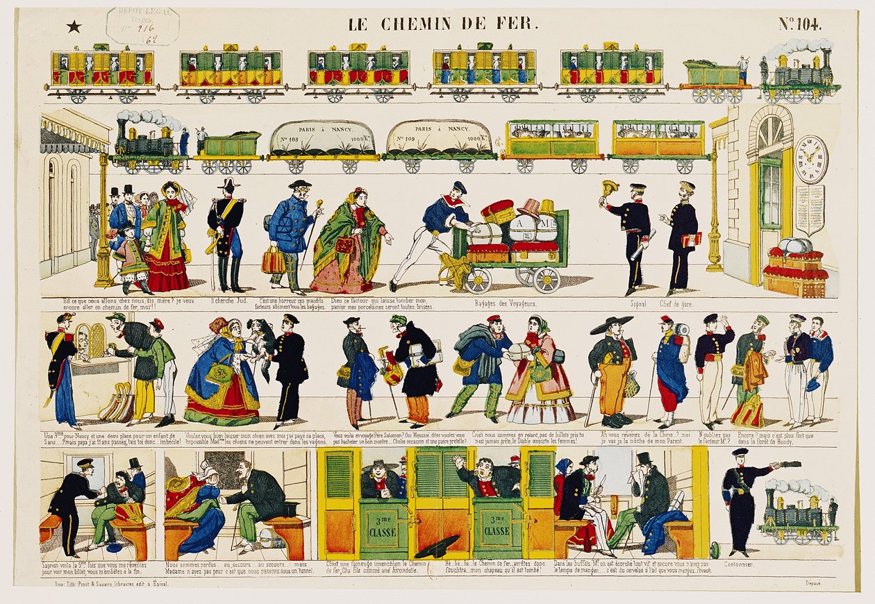 Junamatkailu, n. 1850 tekijältä French School