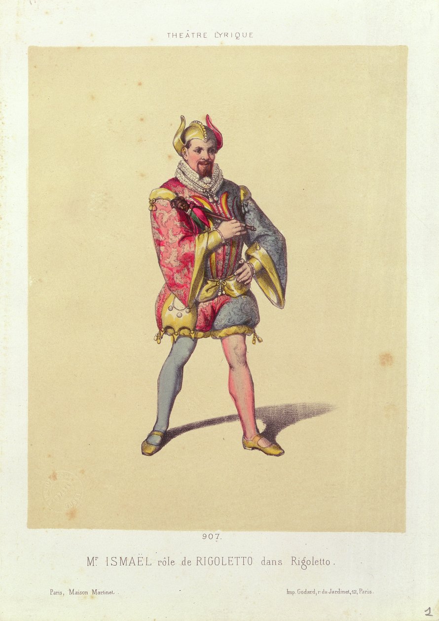 Rigoletto Giuseppe Verdin (1813-1901) Rigolettosta 1885 tekijältä French School