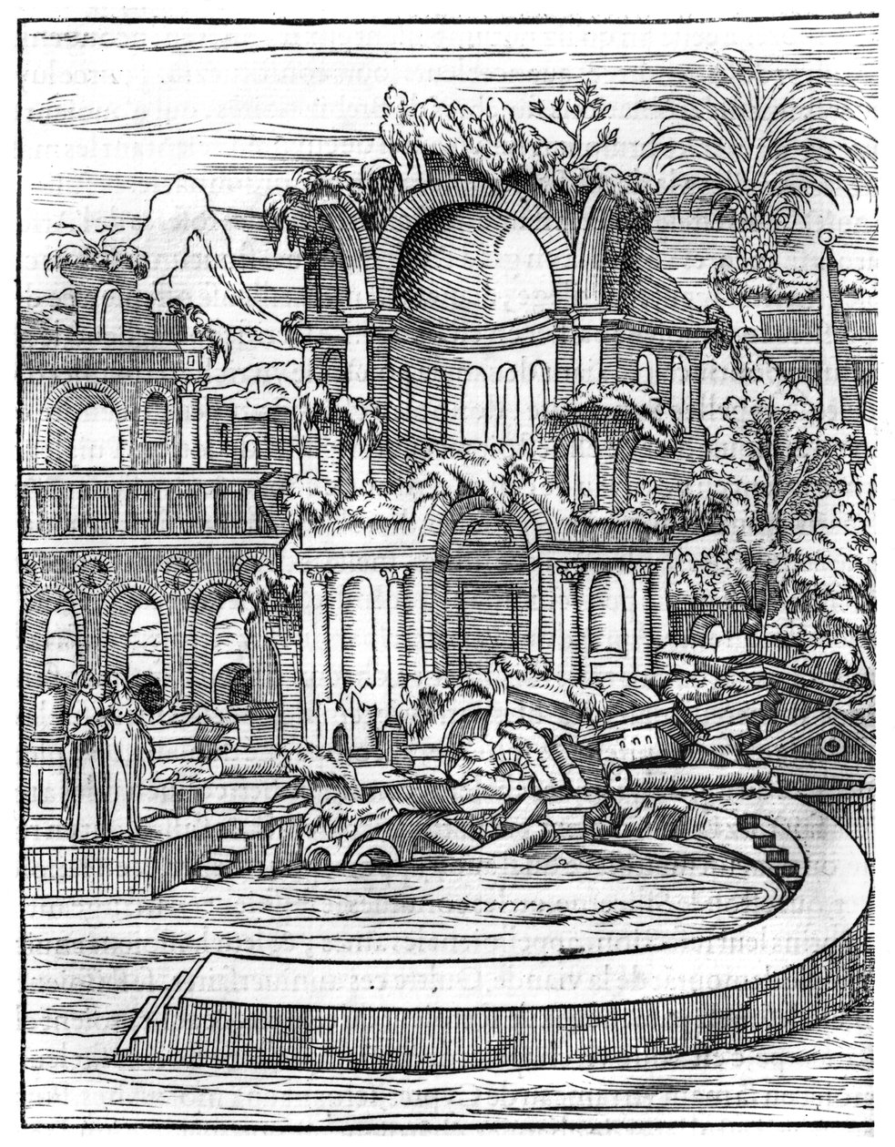 Rooman rauniot, Francois Rabelais