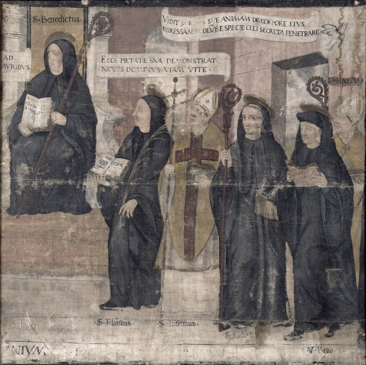 Pyhä Robert ja useat benediktiinipyhät, 1561 tekijältä French School