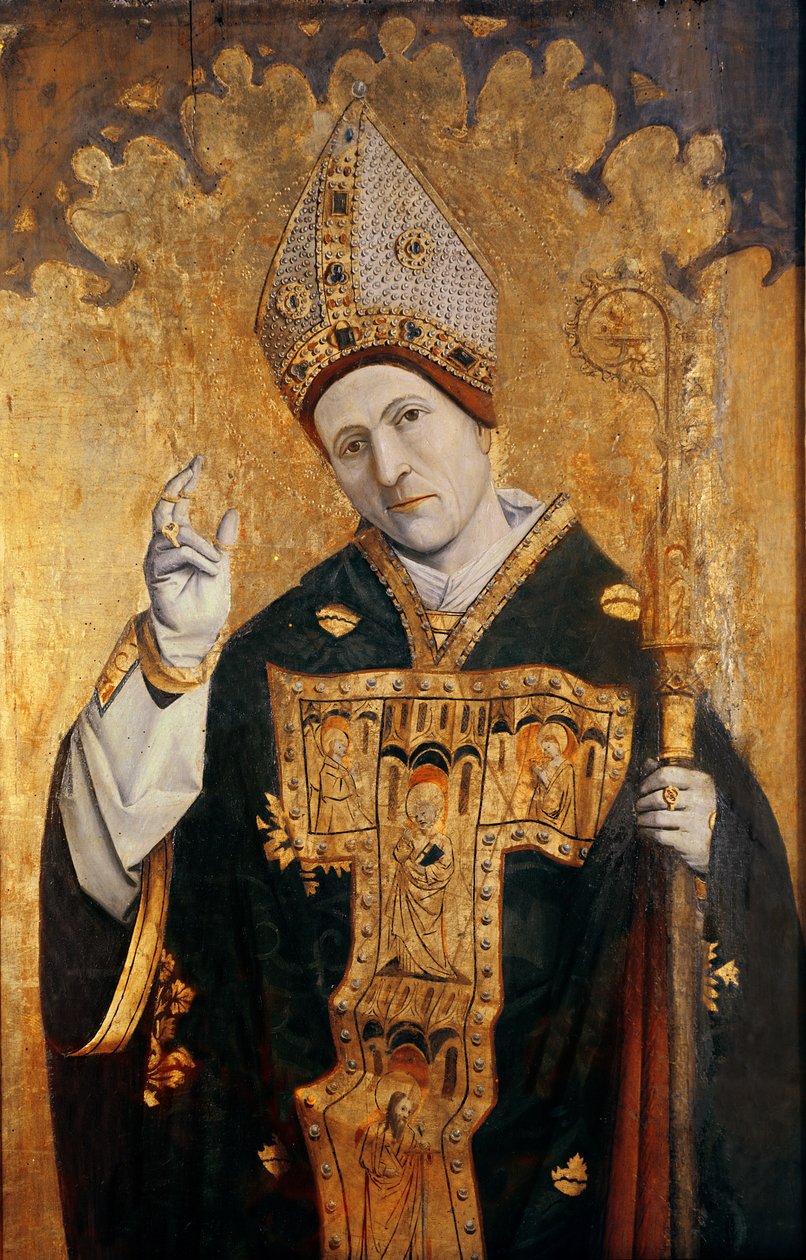 Saint Siffredus of Carpentras, Provencen koulu, n. 1460-1470 (tempera paneelissa) tekijältä French School