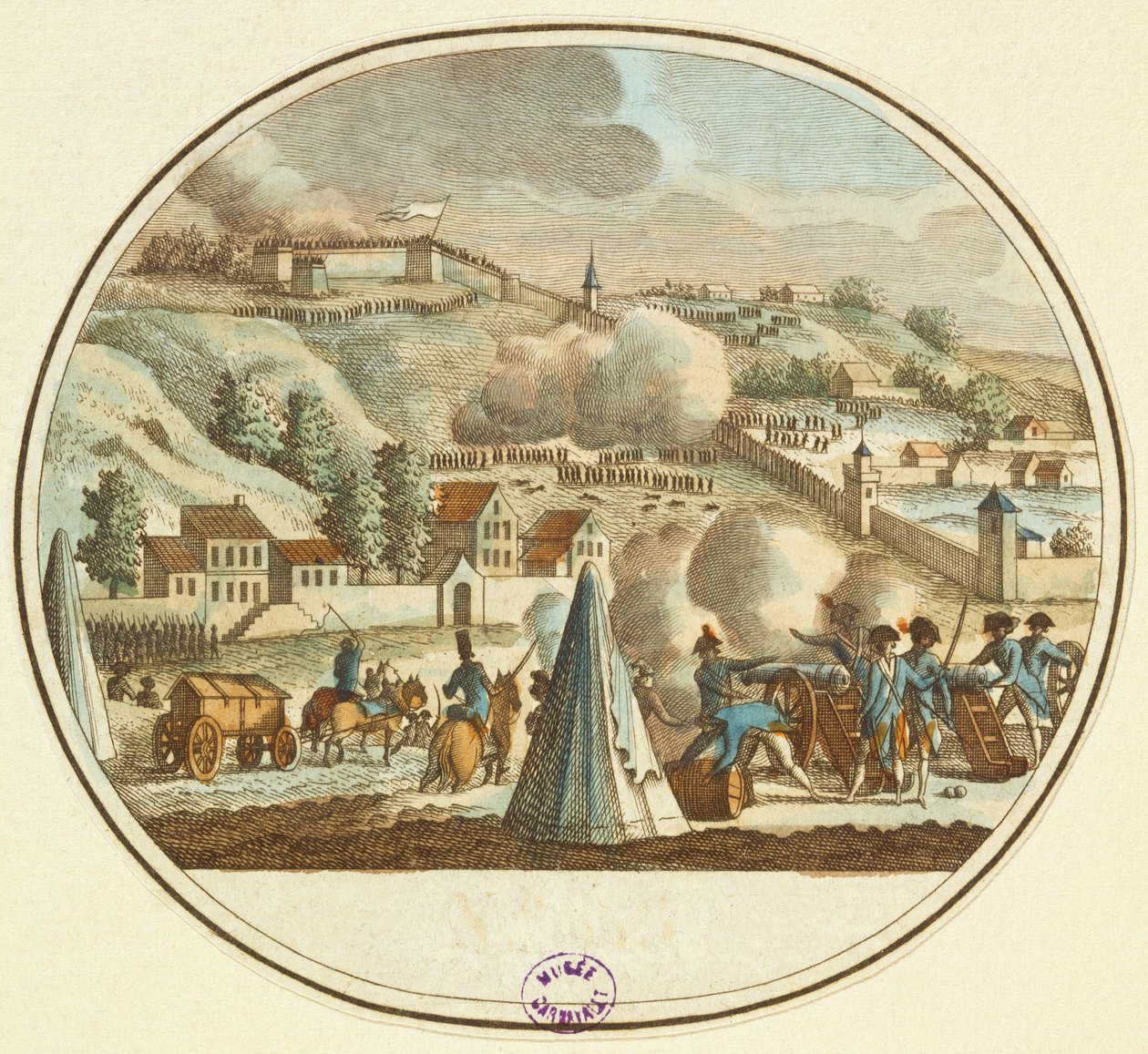 Lyonin piiritys lokakuussa 1793 tekijältä French School