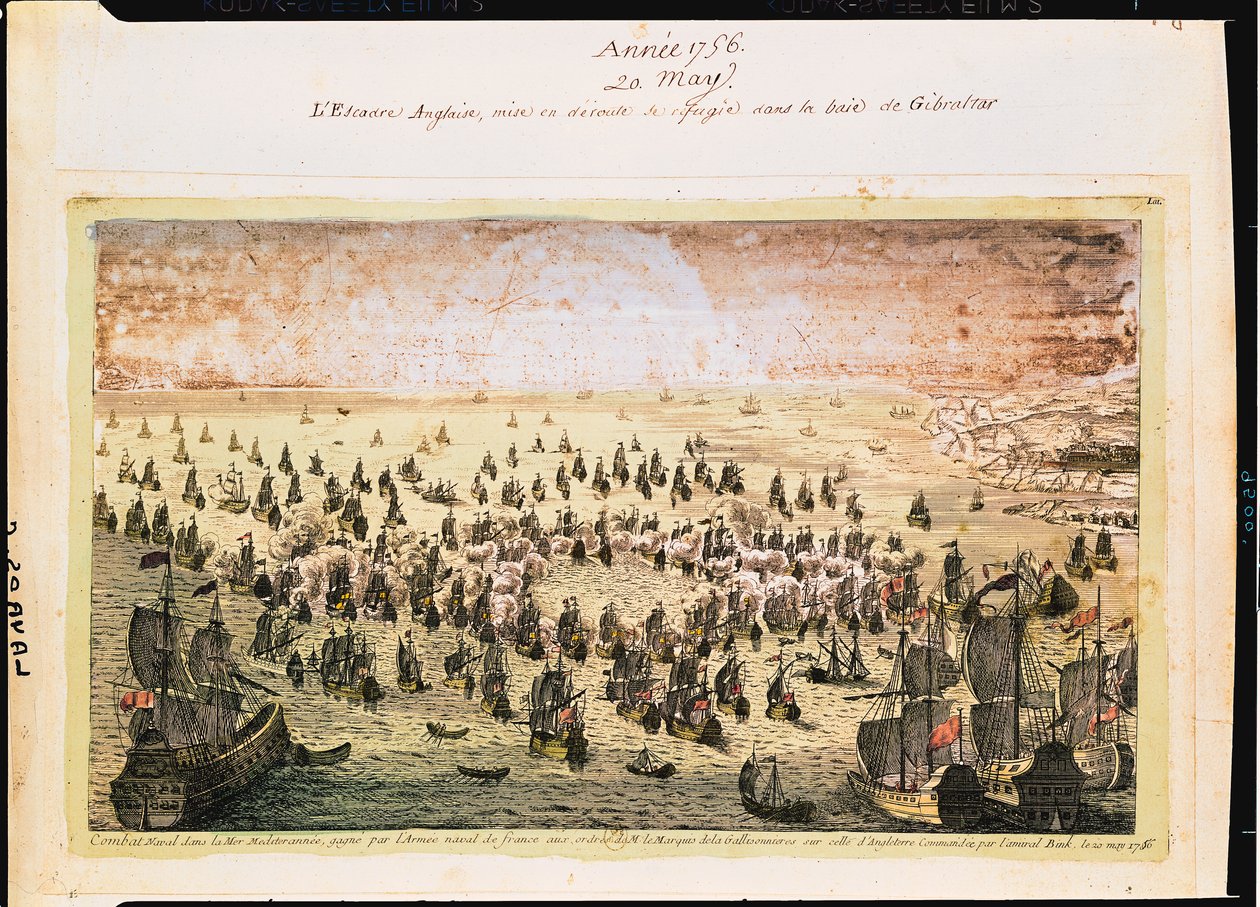 Mahonin piiritys, 20. toukokuuta 1756 tekijältä French School