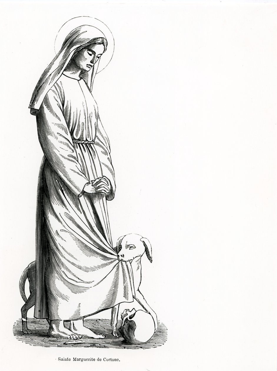 St. Margaret of Cortona (n. 1247–1297) tekijältä French School
