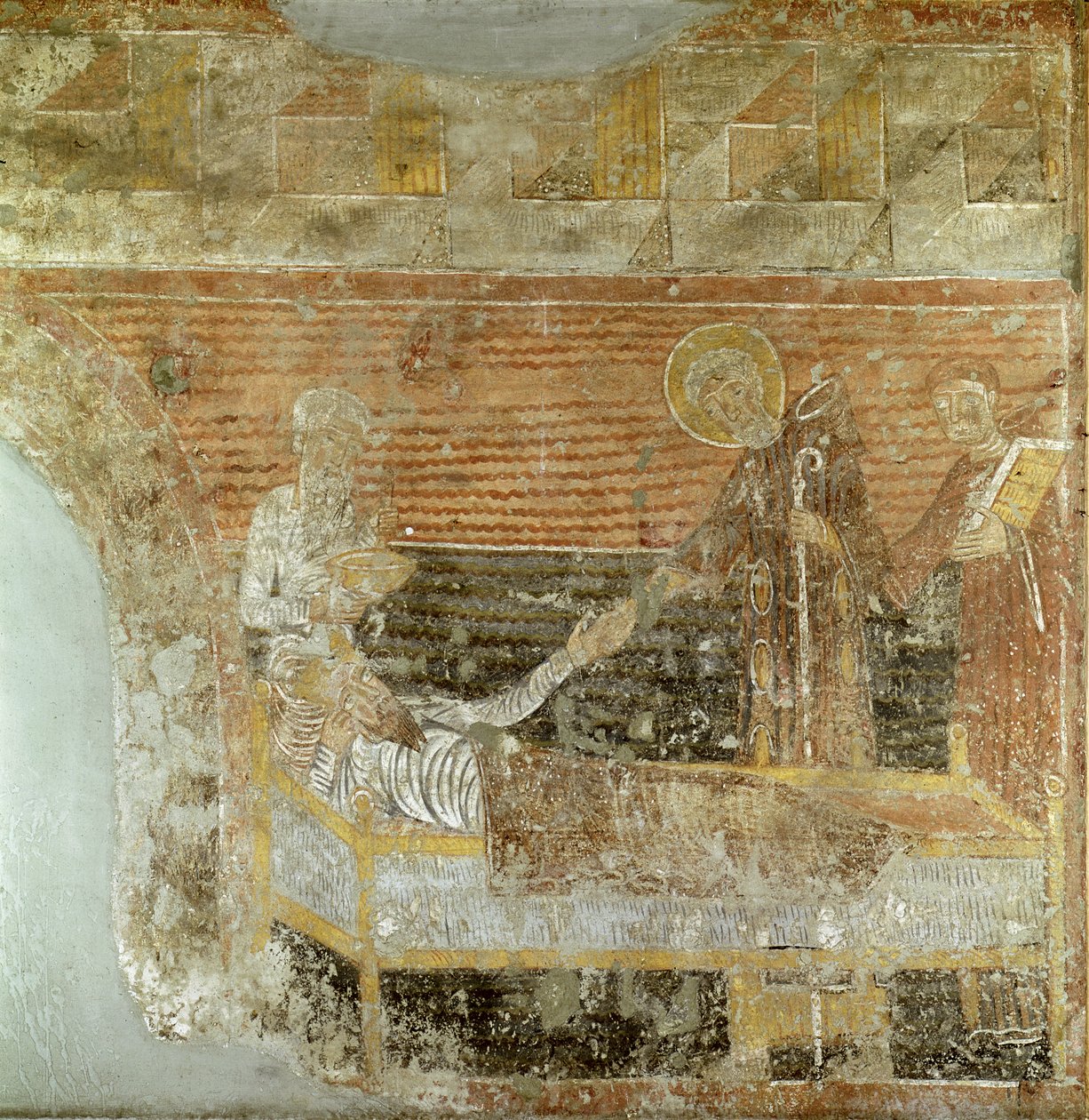 St. Severinus (d.507) kovetti Clovis I:n (465-511) (katso myös 177181) tekijältä French School