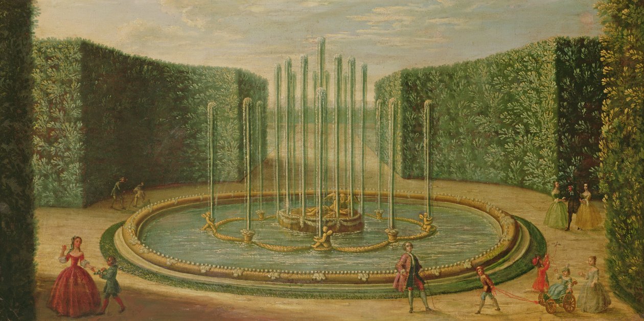 Saturnuksen allas Versaillesissa, 1700-luvun alku tekijältä French School