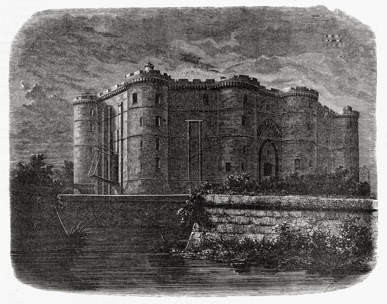 Bastille, Pariisi 1700-luvulla tekijältä French School