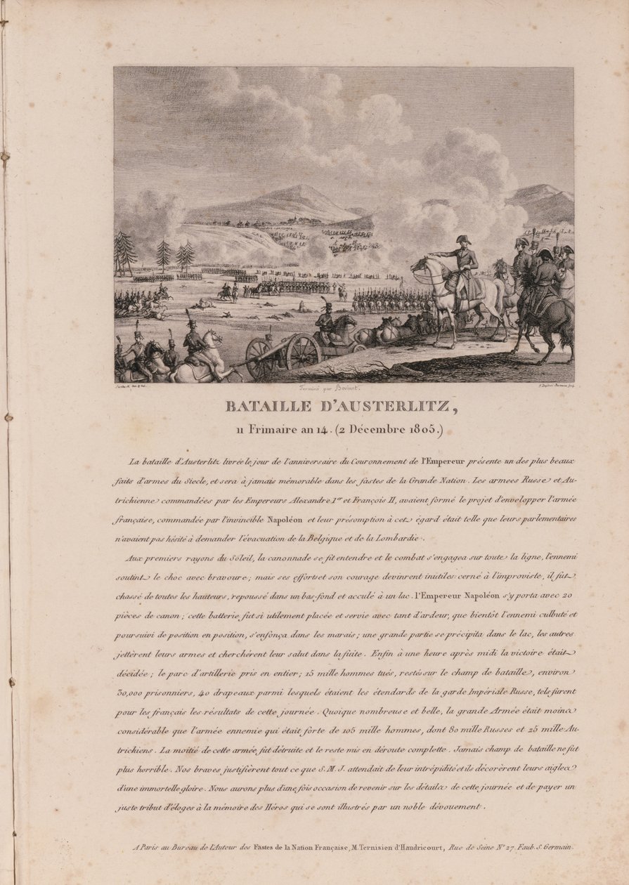 Austerlitzin taistelu 2. joulukuuta 1805 tekijältä French School