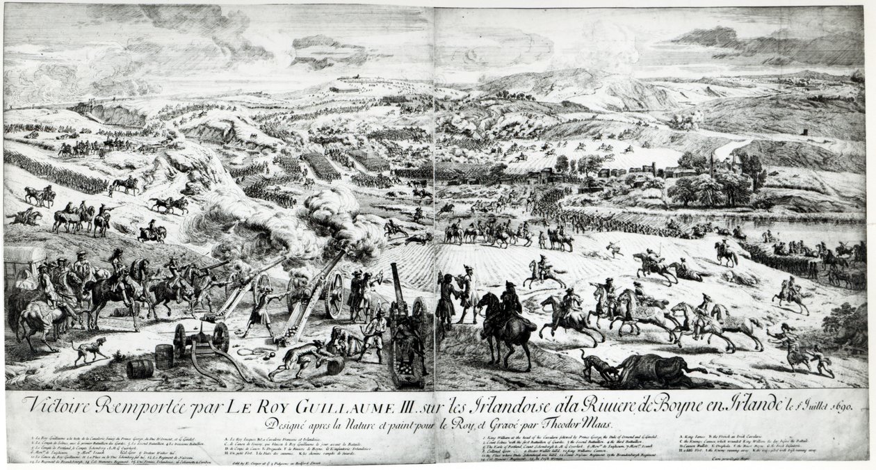 Boynen taistelu, noin 1690 tekijältä French School