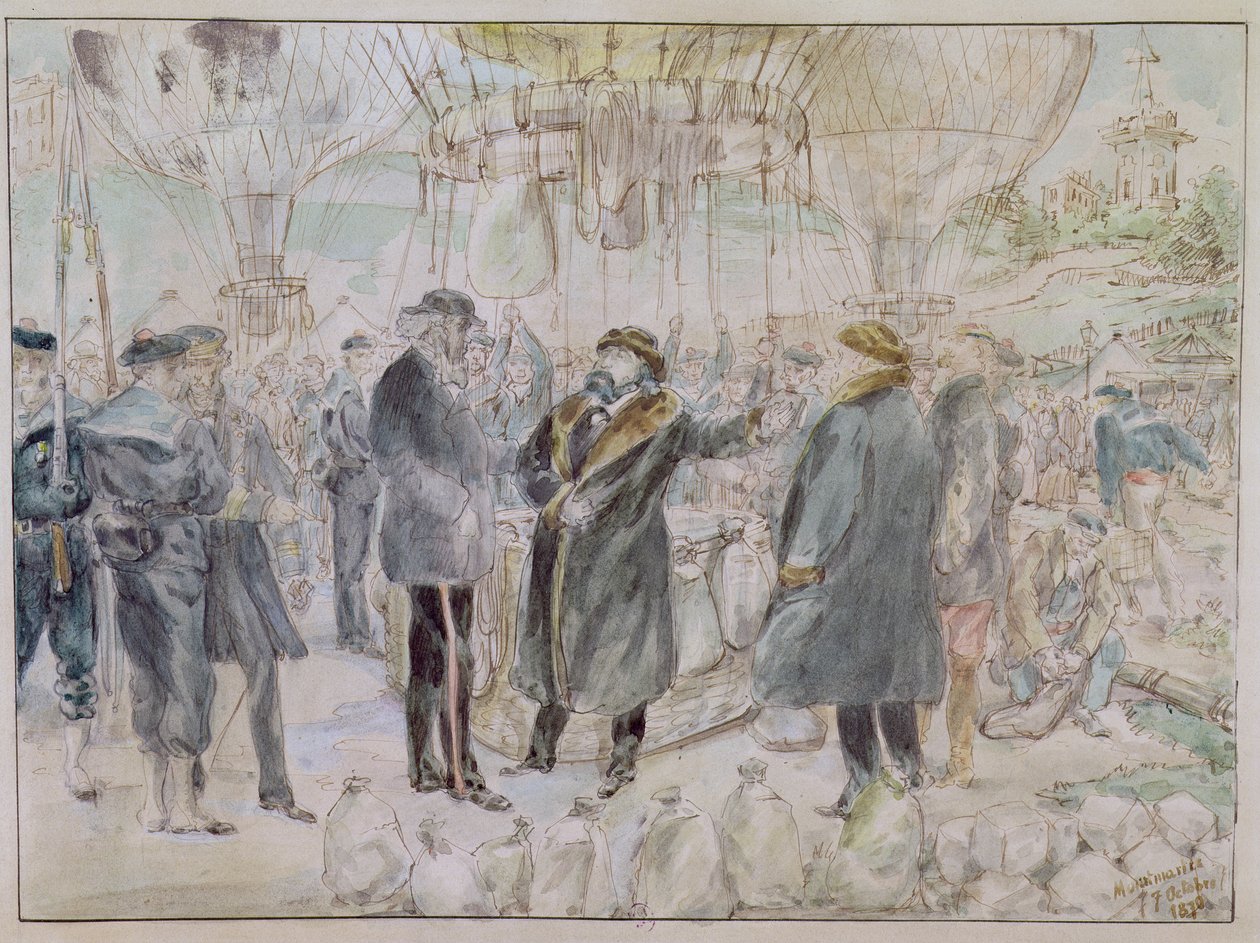 Leon Michel Gambettan (1838-82) lähtö L