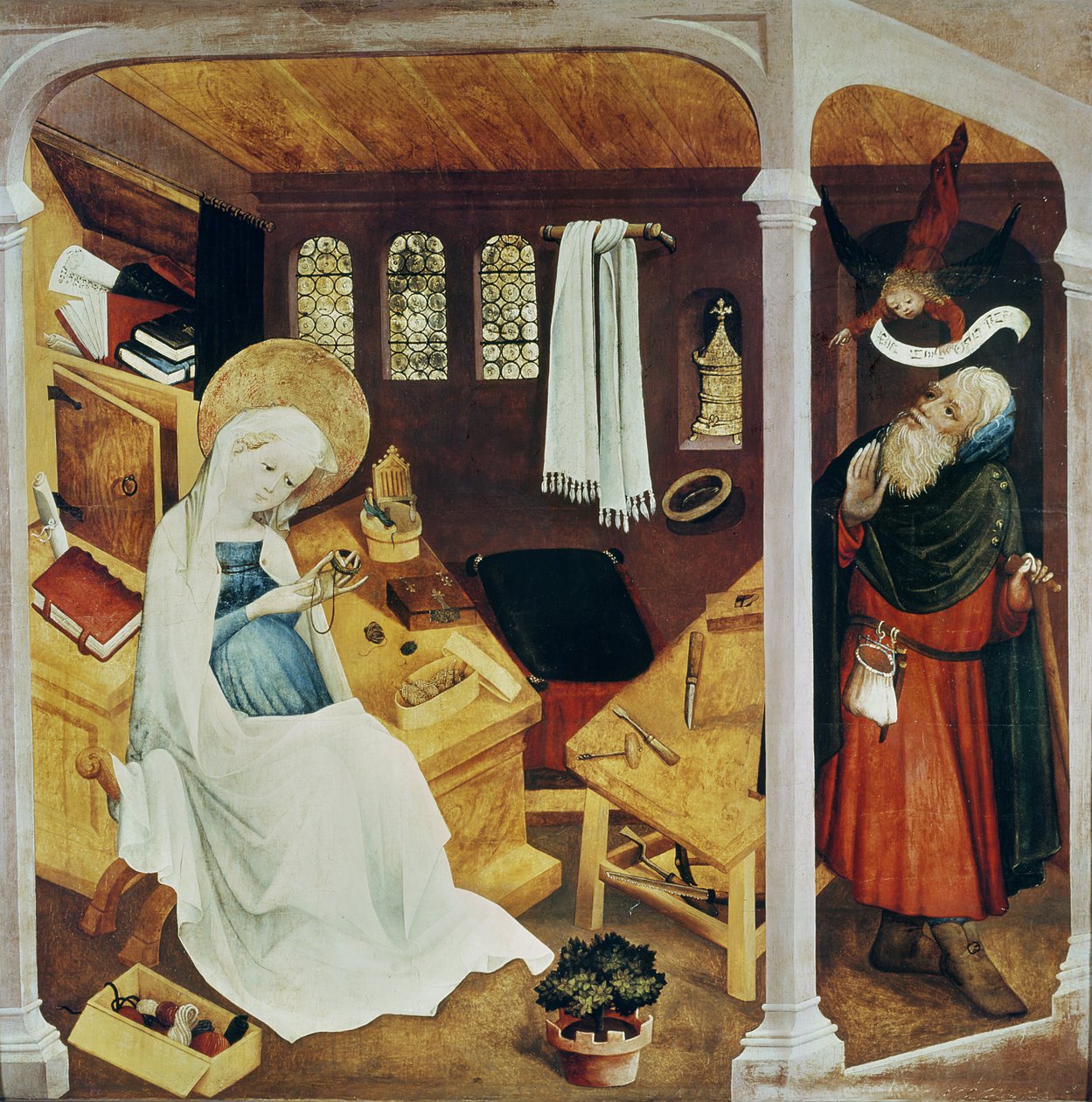 Pyhän Joosefin epäilys, n.1410-20 tekijältä French School
