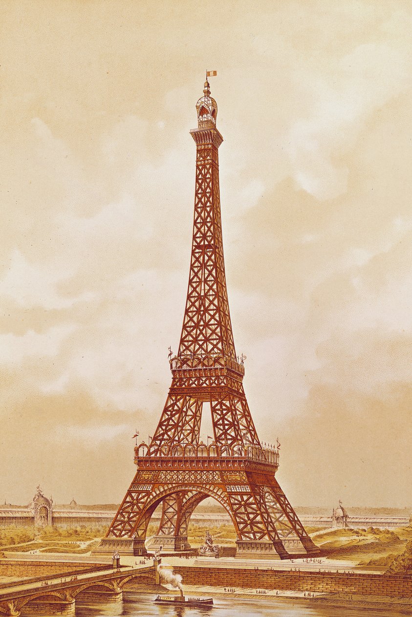Eiffel-torni, 1889 tekijältä French School
