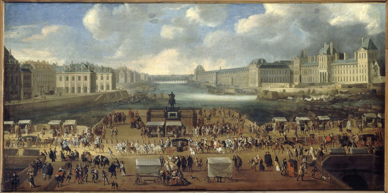 Pont-Neuf kulkueella, 1665-69 tekijältä French School