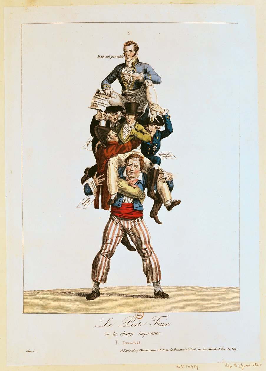 Porter tai, The Imposing Burden, noin 1820 tekijältä French School