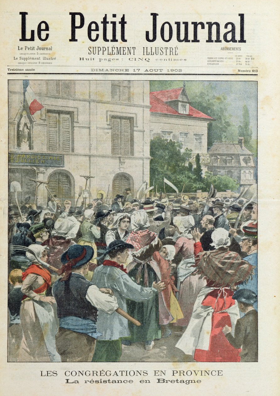 The Resistance in Bretagne, "Le Petit Journal", 17. elokuuta 1902 tekijältä French School