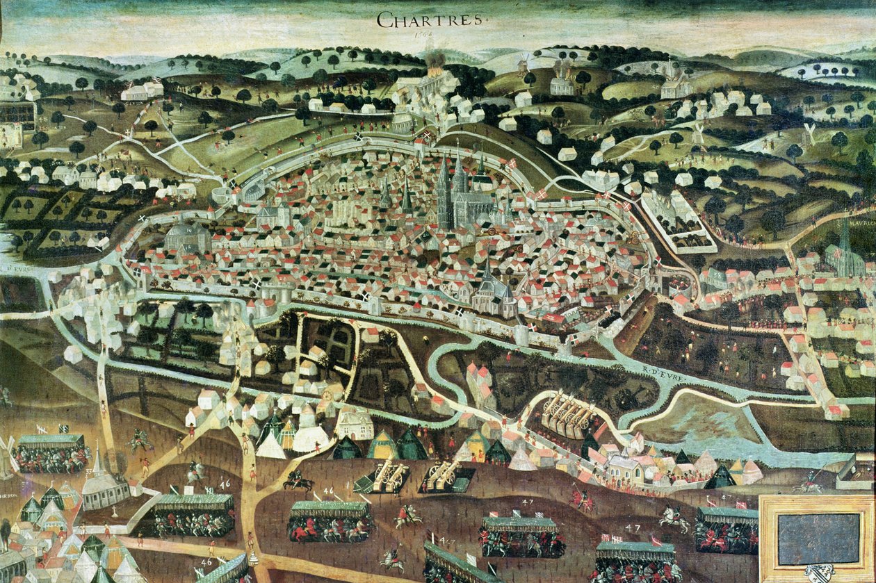 Chartresin piiritys vuonna 1568 tekijältä French School
