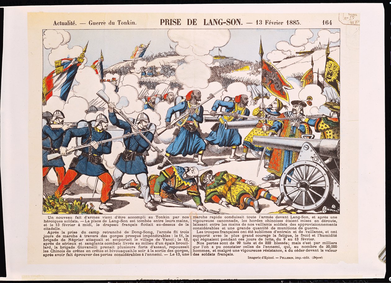 Lang-Sonin piiritys, 13. helmikuuta 1885 tekijältä French School