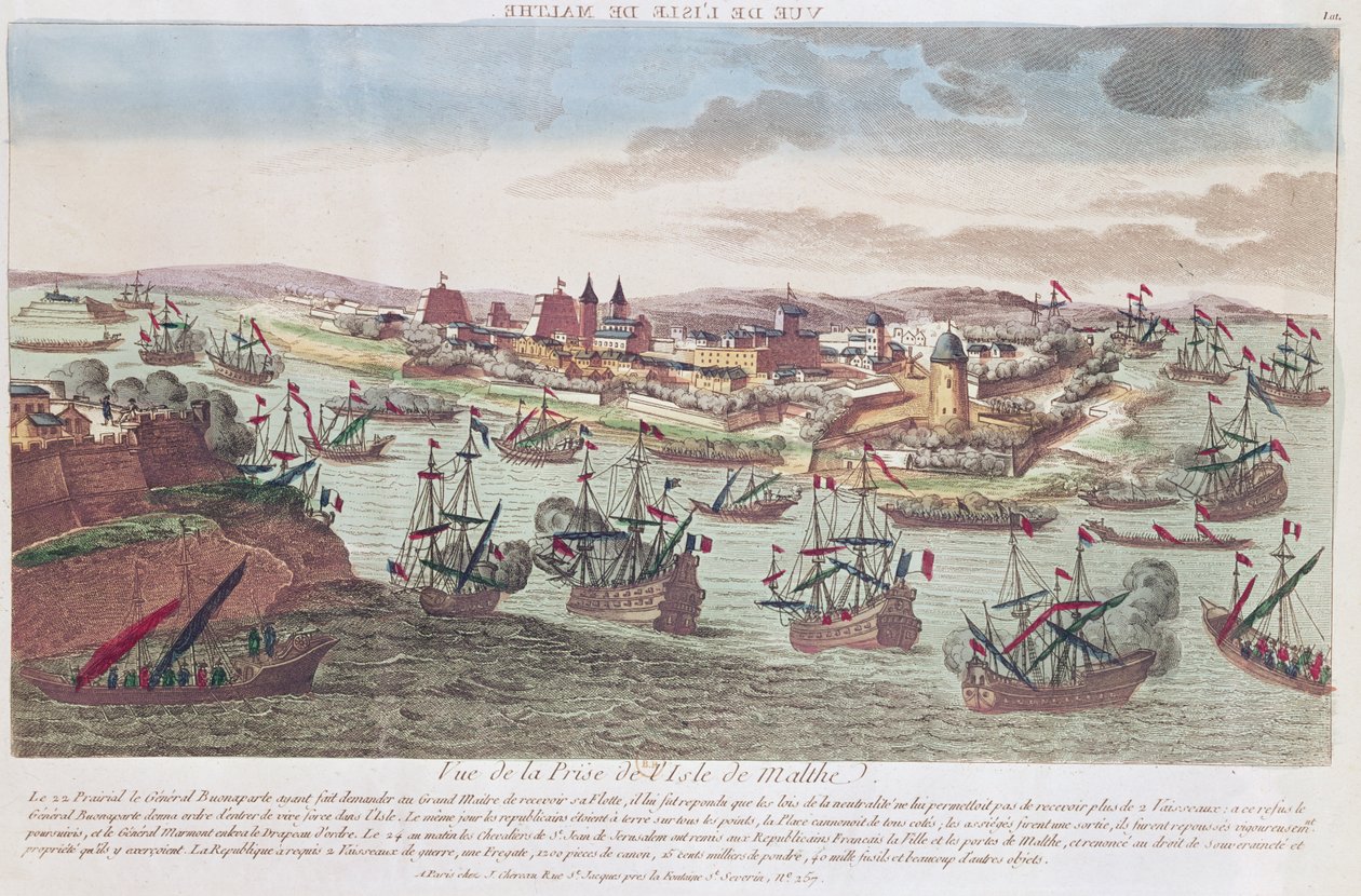 Ang Paglusob ng Malta, ika-12 ng Hunyo 1798 finn tekijältä French School