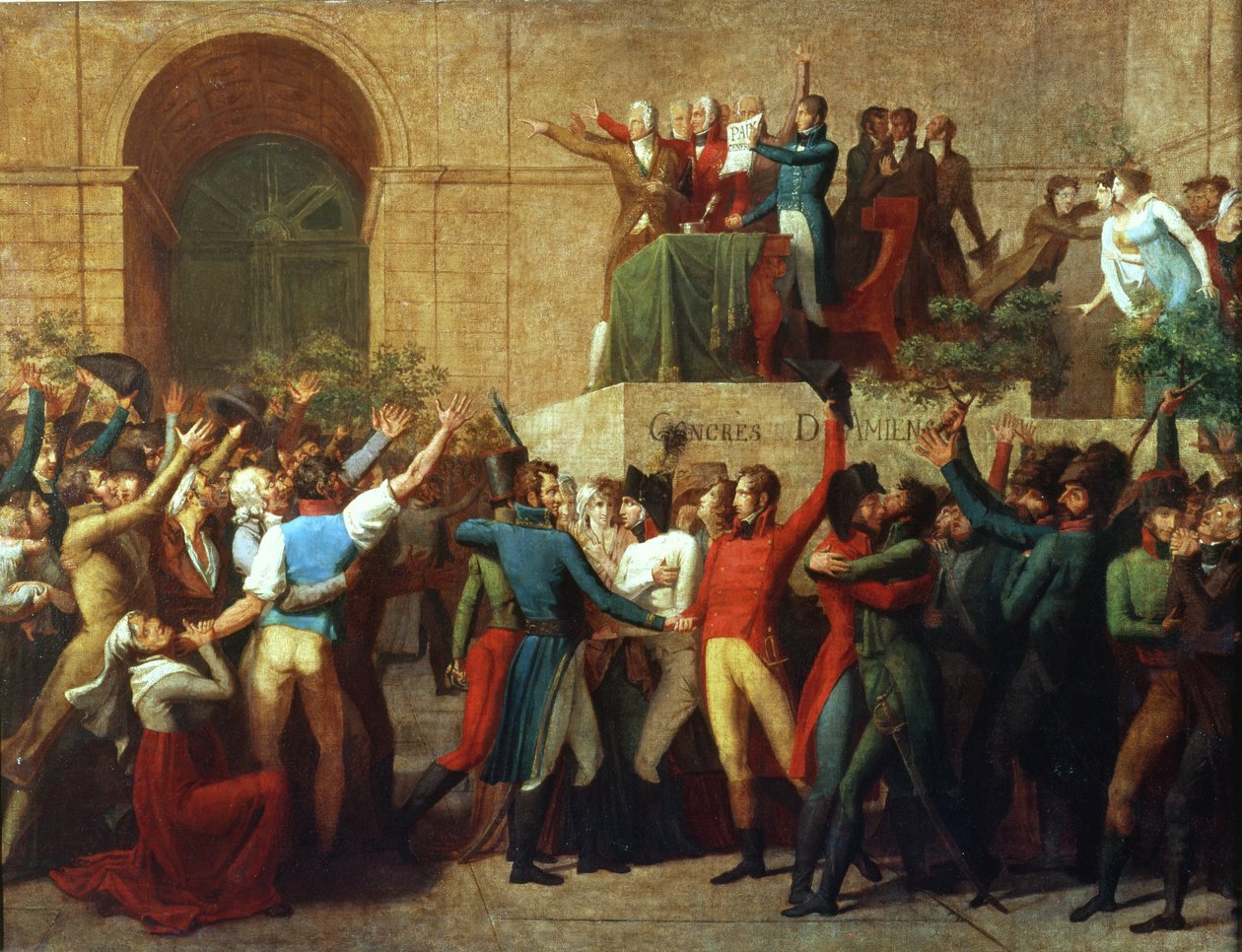 Amiensin rauhansopimus vuonna 1802 tekijältä French School