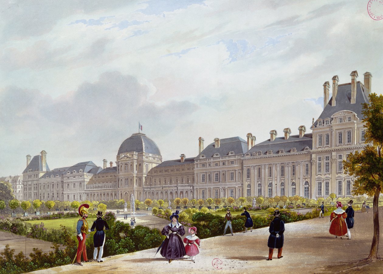 Tuileries kunnostuksen aikana tekijältä French School