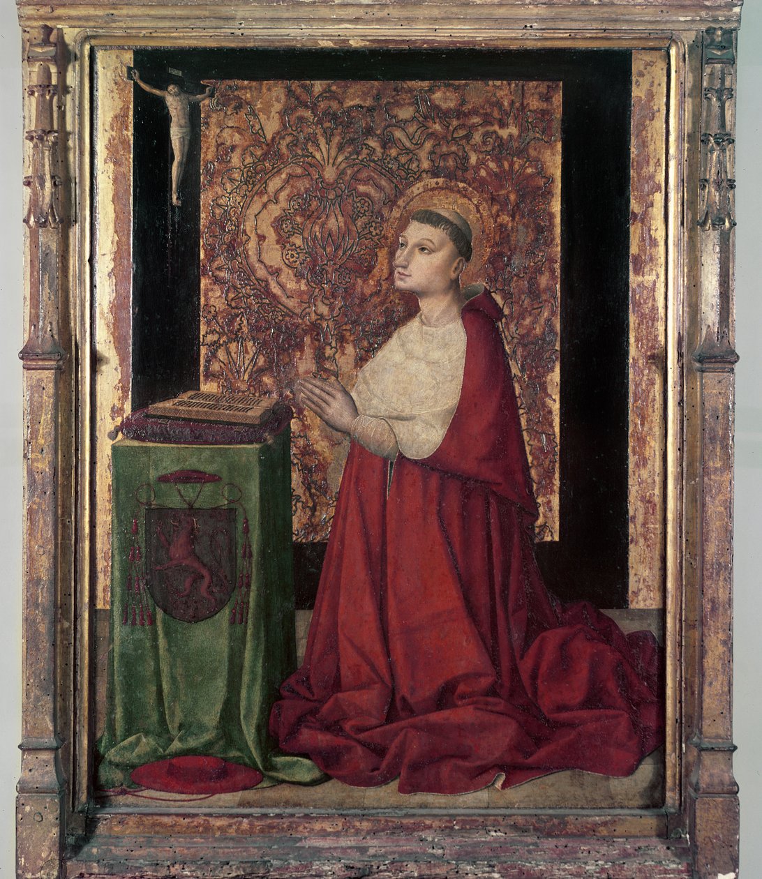 Vision of St. Pierre de Luxembourg, Provencal School, n. 1470 (tempera paneelissa) tekijältä French School