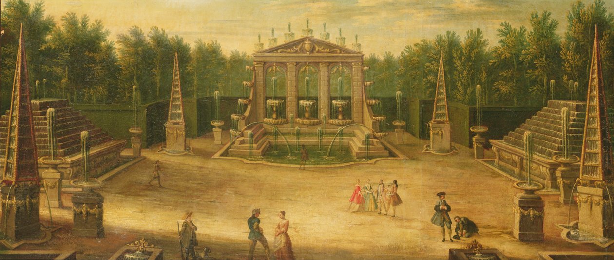 Vesikuja ja lohikäärmesuihkulähde, Versailles tekijältä French School