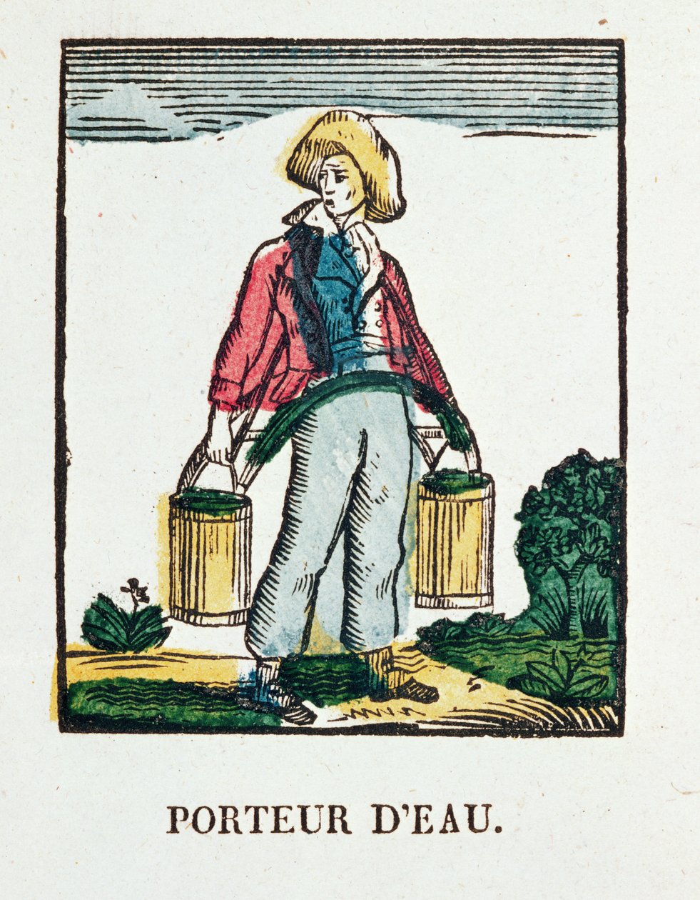 The Water Carrier, levy 220 Les Petits Metiersilta tekijältä French School