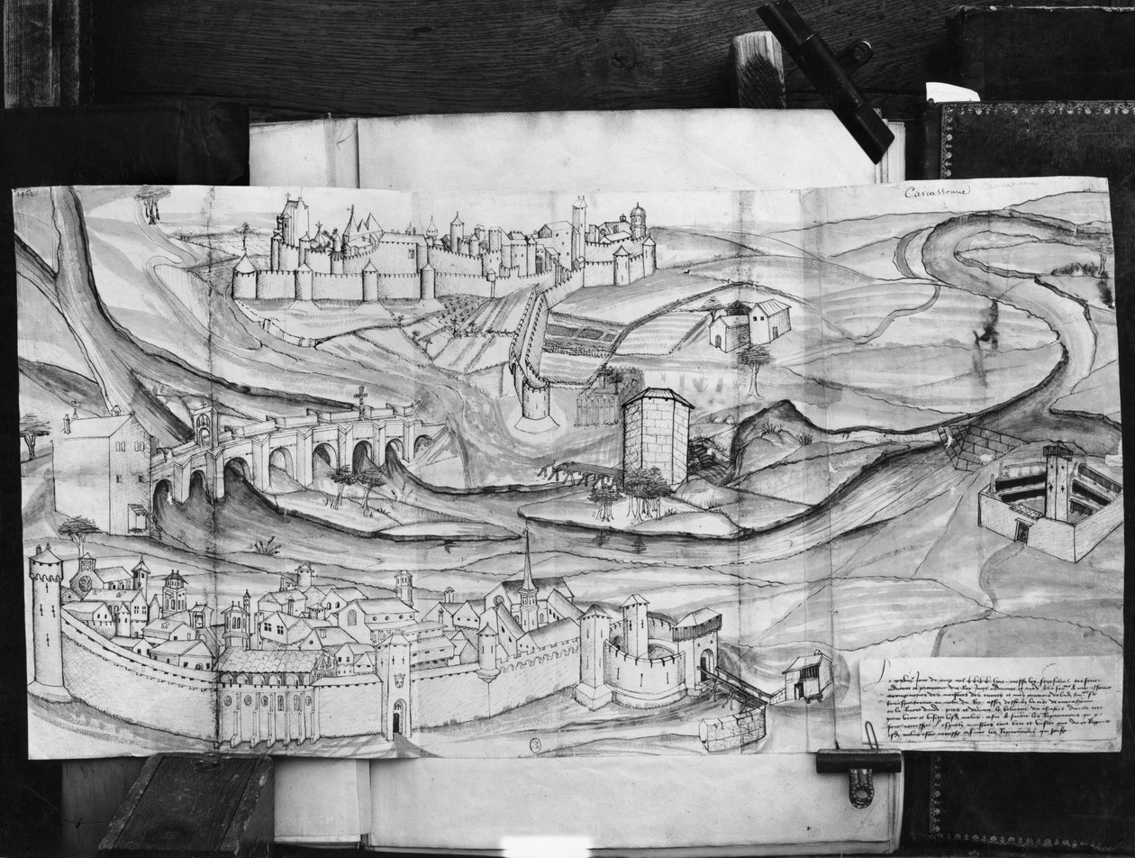 Carcassonnen kaupunki ja kylä, 1462 tekijältä French School