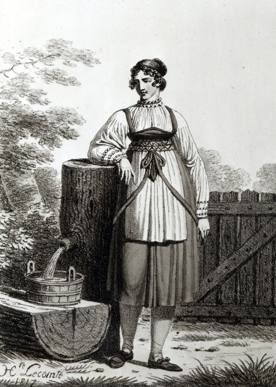 Tirollin talonpoikatyttö, 1817 tekijältä French School