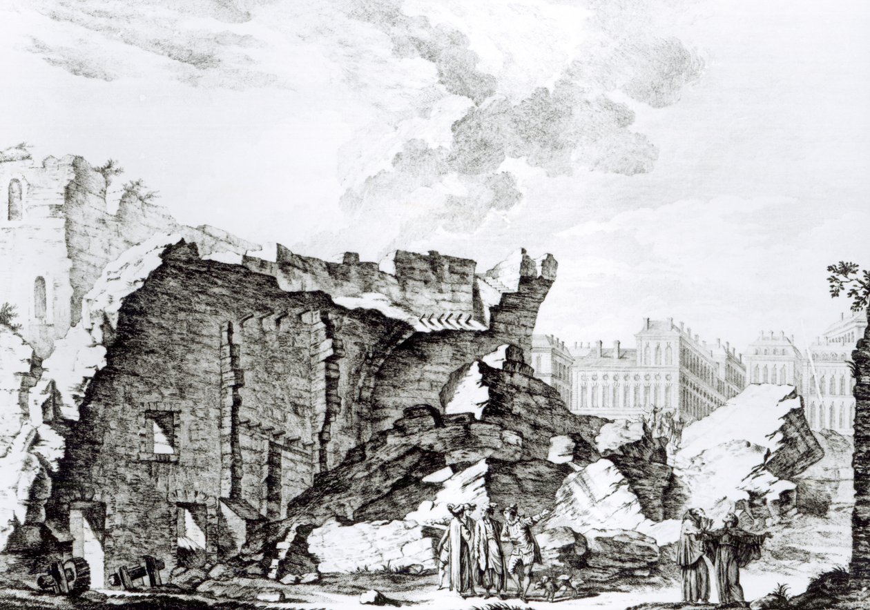 San Roquen torni, Lissabon vuoden 1755 maanjäristyksen jälkeen tekijältä French School