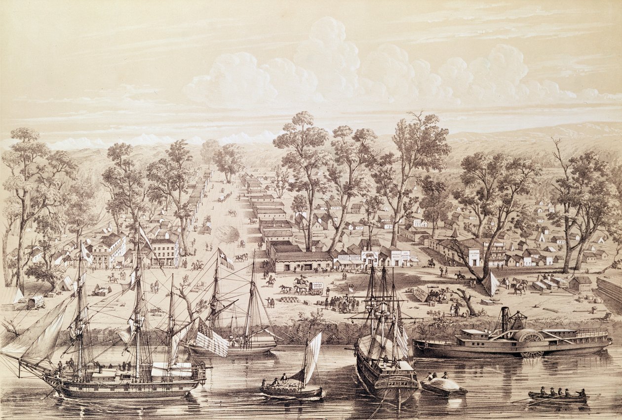 Sacramenton kaupunki, 1820 tekijältä French School