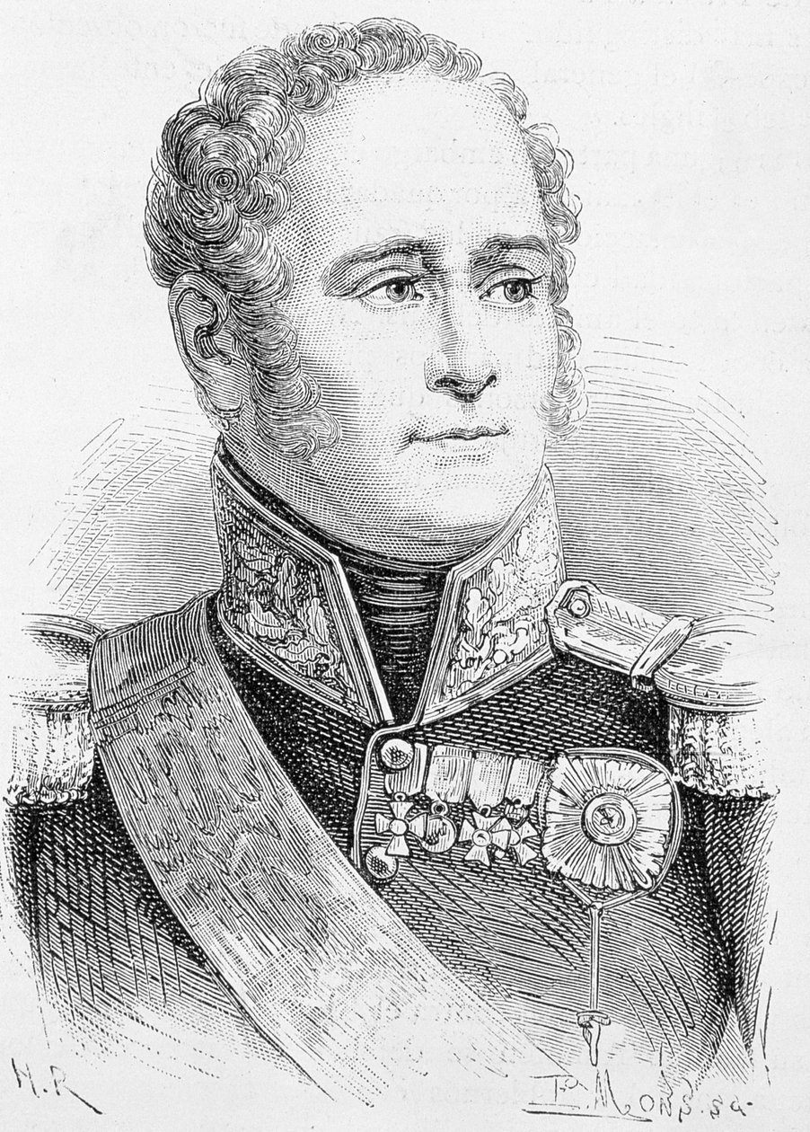 Venäjän keisari Aleksanteri I (1777-1825) tekijältä French School