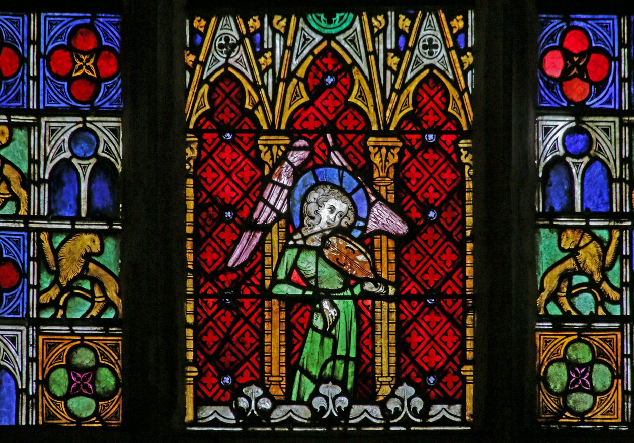 Enkeliä kuvaava ikkuna, c. 1320, 1300-2000-luku tekijältä French School
