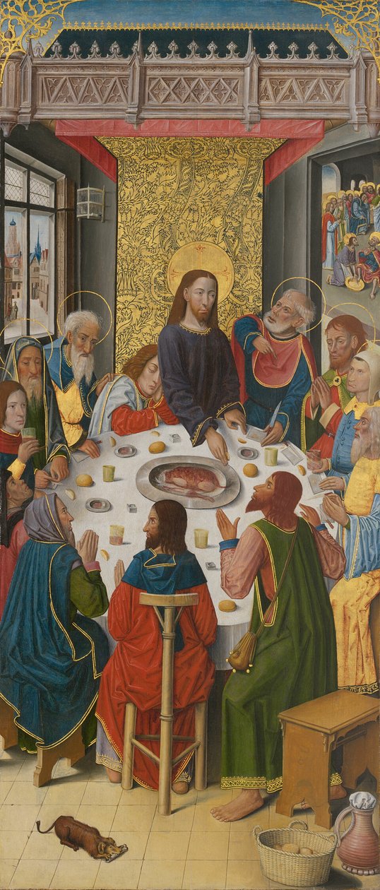Paneelit Saint-Honorén kartaston alttarista, Thuison-les-Abbeville: Théphane Thompson: Viimeinen ehtoollinen tekijältä French