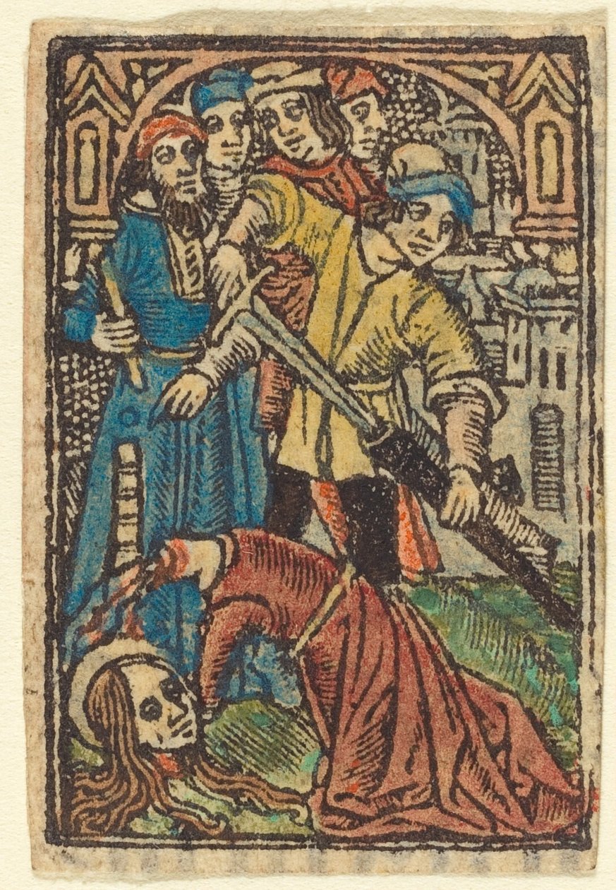 Pyhän Katariinan (?) mestaus tekijältä French 15th Century