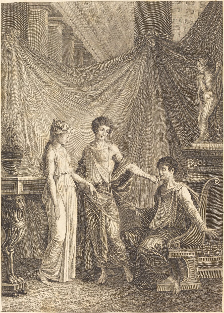 Kaksi ystävää tekijältä French 18th Century