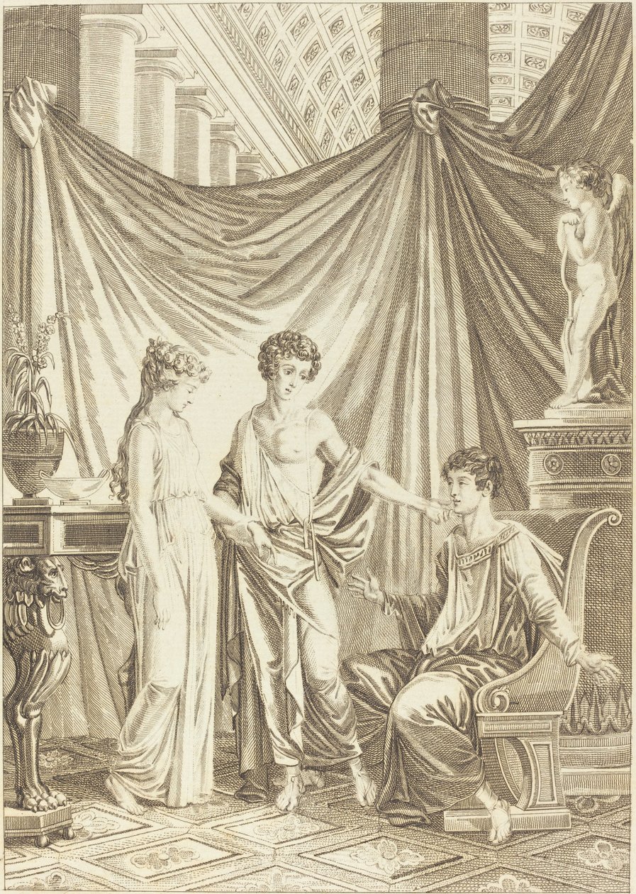Kaksi ystävää tekijältä French 18th Century