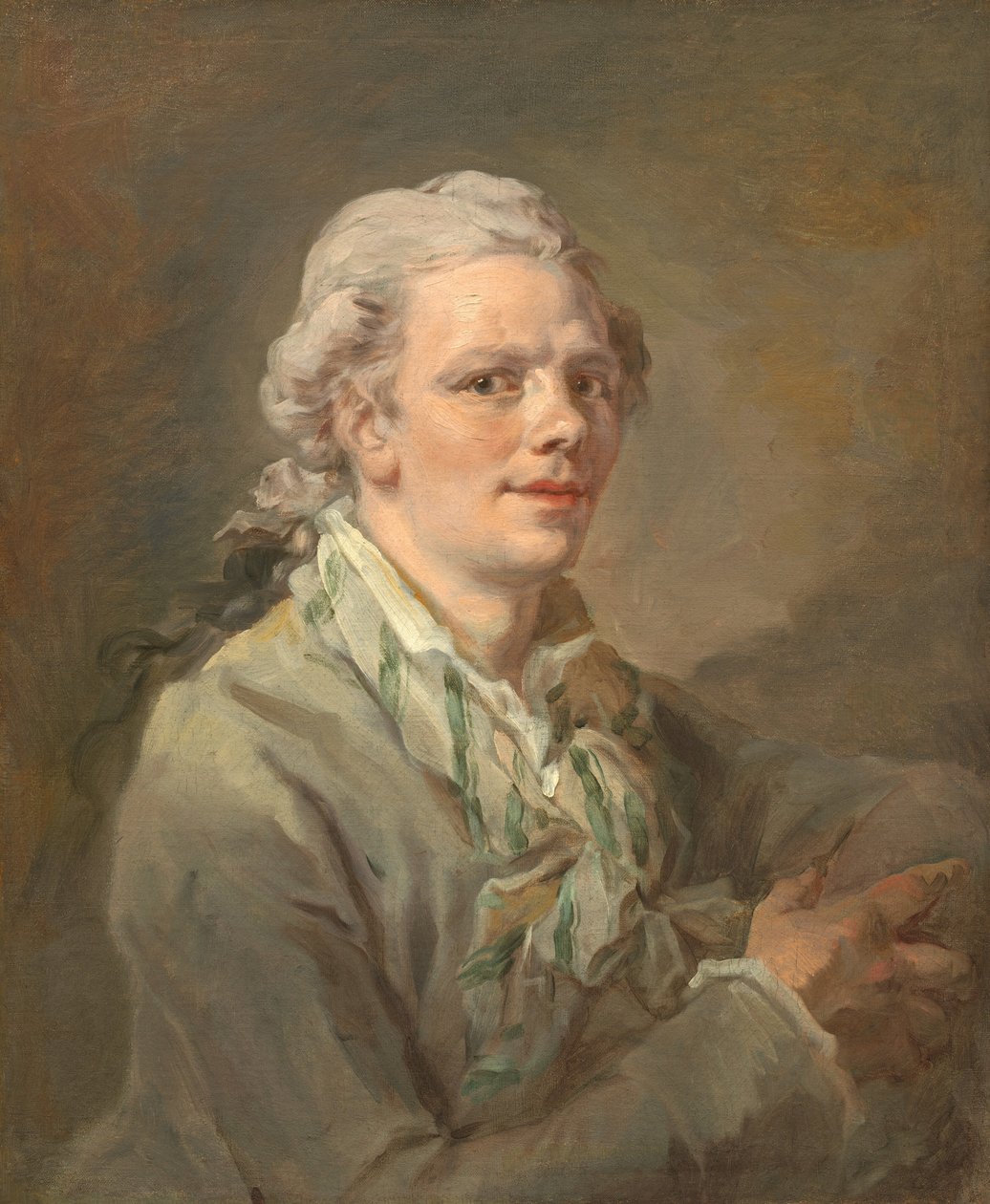 Nuoren miehen muotokuva tekijältä French 18th Century