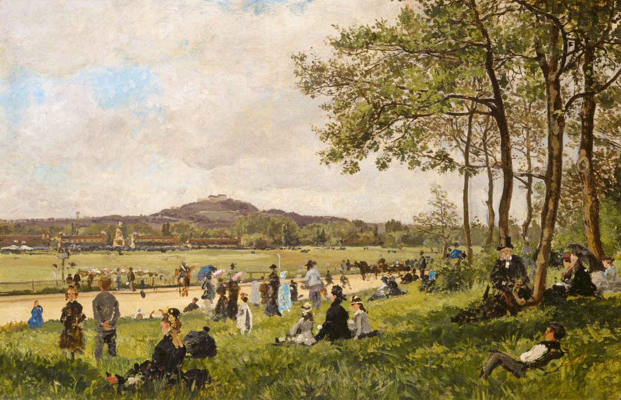 Kilparata Longchampsissa tekijältä French 19th Century