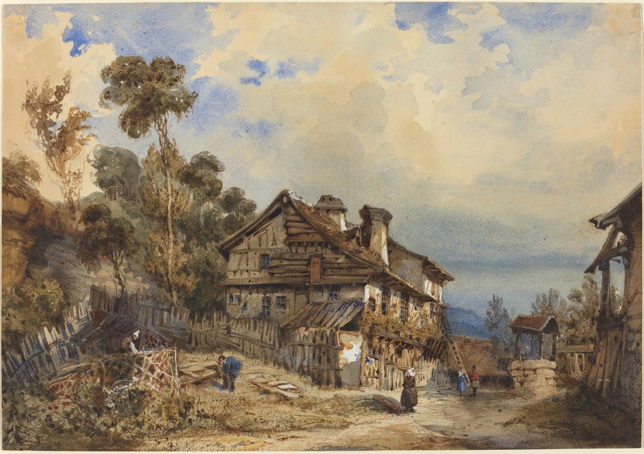 Maalaismainen maisema tekijältä French 19th Century