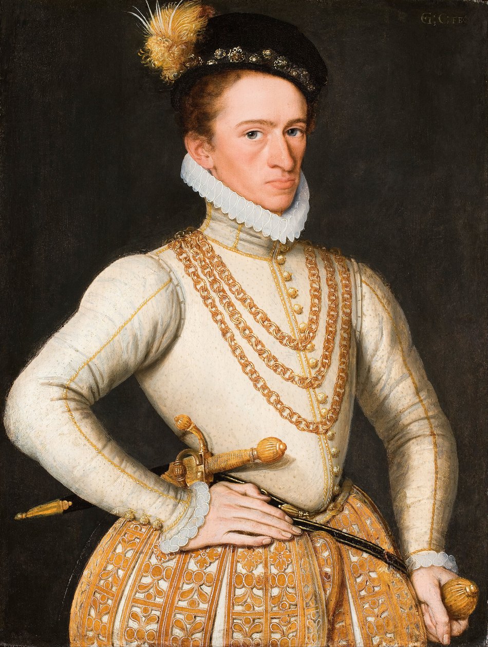 Tuntemattoman ranskalaisen aatelismiehen muotokuva, 1560 tekijältä French Master