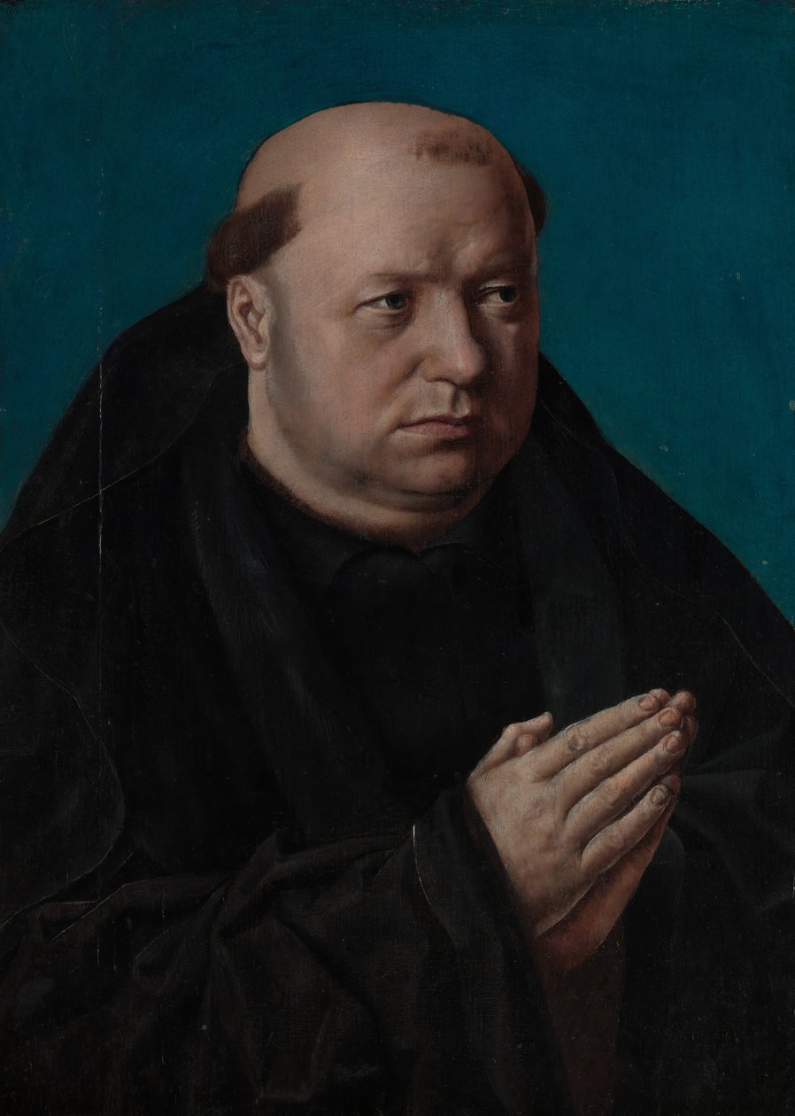 Muotokuva munkin rukouksessa. tekijältä French Painter