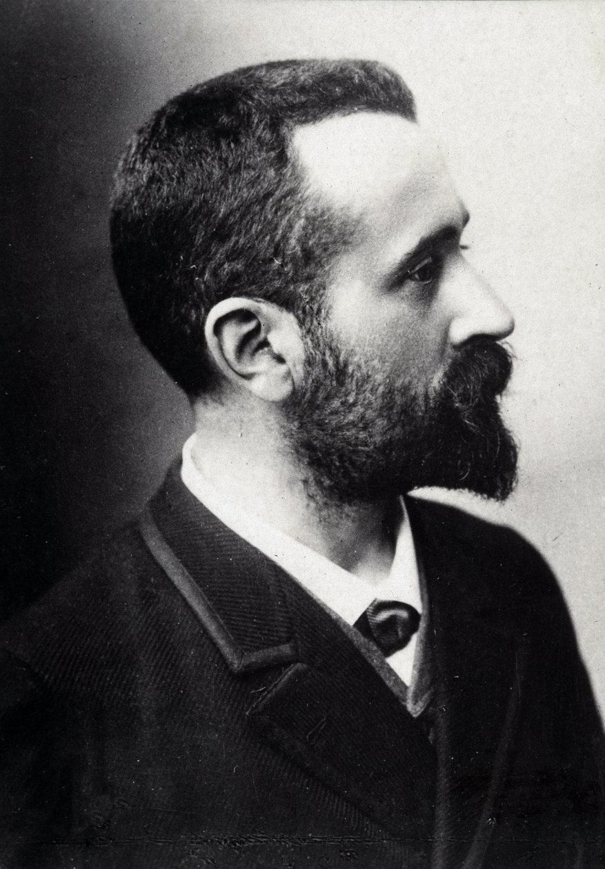 Alphonse Bertillon (1853-1914), ranskalainen tutkija, antropometrian luoja. tekijältä French Photographer