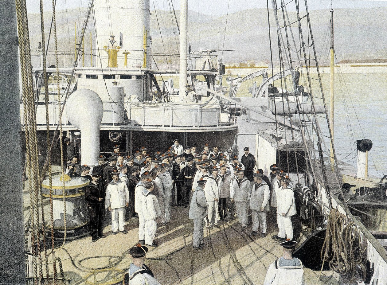 Ranskan laivasto, 1800-luvun loppu: Palkkamittari, kirjeiden jakelu - Raamattu. des Arts deco. tekijältä French Photographer